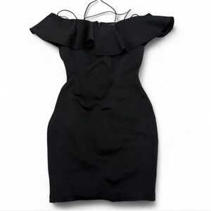 Guess Black Off The Shoulder Dress